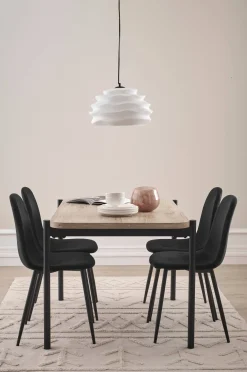 Best Home Matgrupp Gilda med bord 120x80 cm + 4 stolar Matgrupper