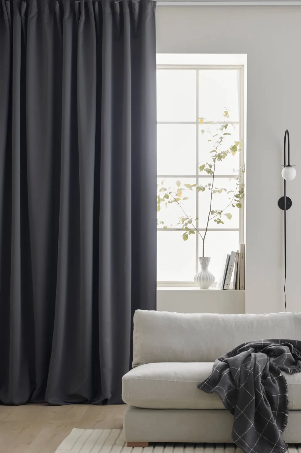 Discount Home Multibandslängd Sandy Wide, mörkläggande 1 st Mörkläggningsgardiner|Veckbandslängder