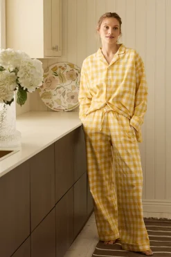 Discount Hoe Pyjaabyxor onneie Check i bou Homewear