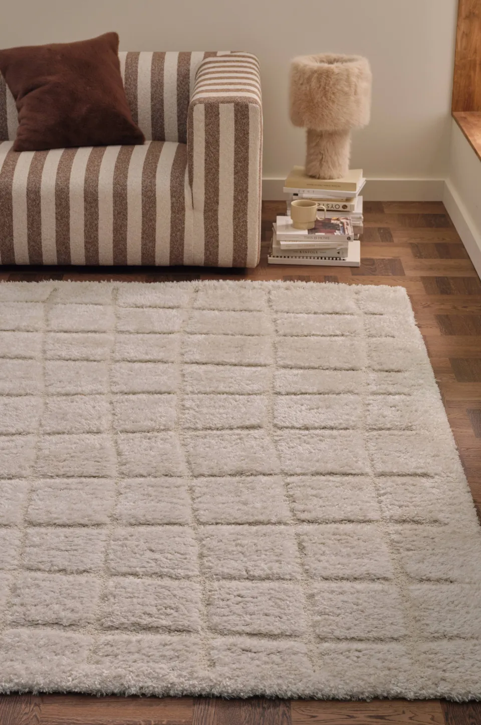 Clearance Home Ryamatta Abano Square Lugg & Ryamattor