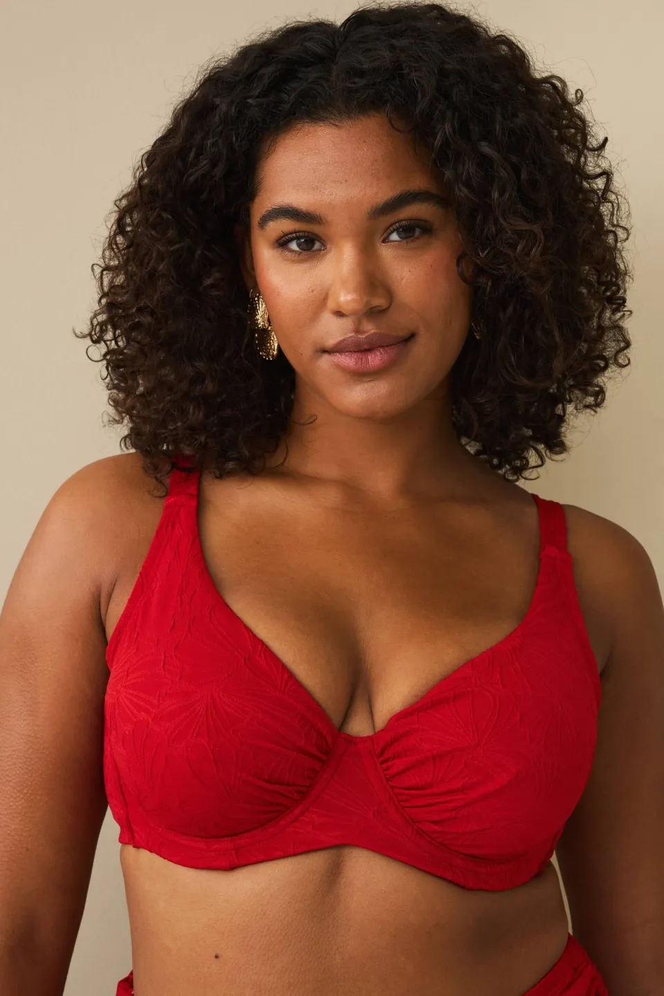 Ellos Bikini > Plus collection Bikini-bh med strukturmönster