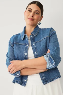 Outlet Plus collection Kort jeansjacka Jackor & Kappor