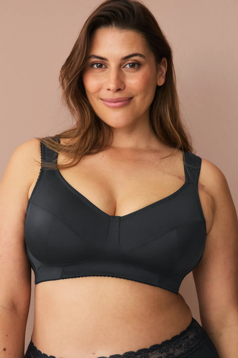 Clearance Plus collection Mjuk-bh med resår nedtill Bh