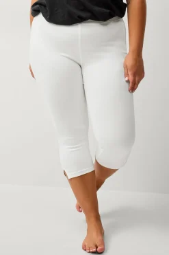 New Plus collection Treggings med hög midja och 3/4-längd Basplagg|Leggings