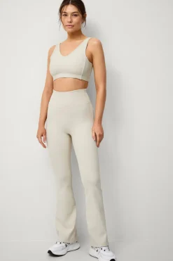 Ellos Träningskläder|Träningskläder > STUDIO Träningstights Flare Structure Tights