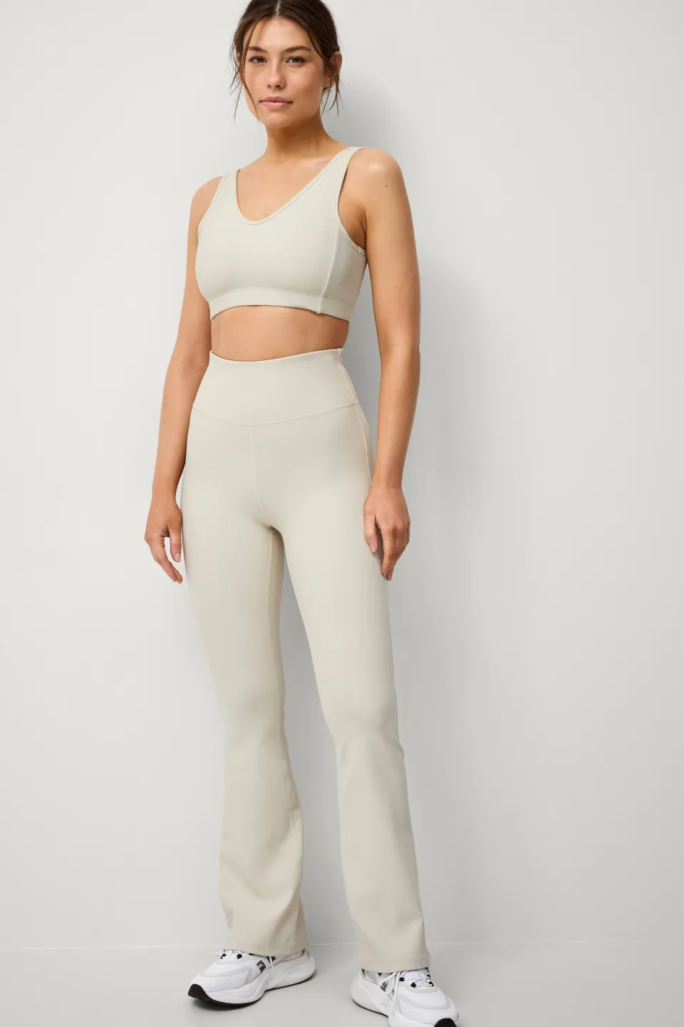 Ellos Träningskläder|Träningskläder > STUDIO Träningstights Flare Structure Tights