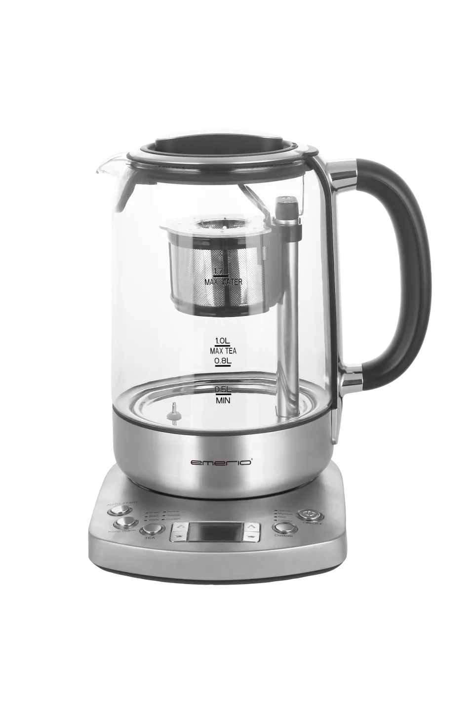 Emerio Köksmaskiner > Vatten/Tekokare 1,7l Glas Temp. WK-122248