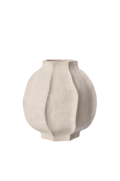 ERNST Vaser > Vas stengods med bucklig rand Ø 18 cm, h 18 cm