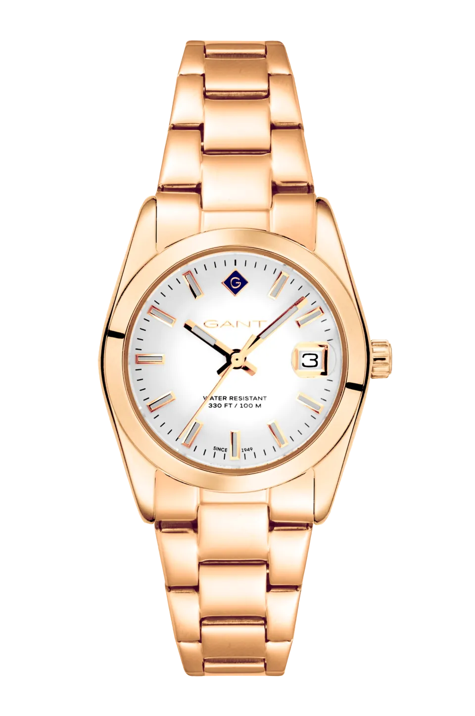 Gant Klockor|Klockor > Armbandsur Everett Mini Ipg, White Metal Ipg