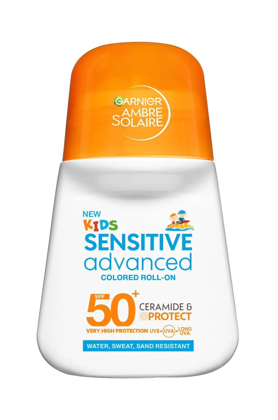 Garnier Solskydd > Ambre Solaire Sensitive Advanced Kids Roll-On SPF50+ 18 G
