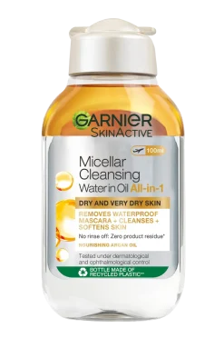 Garnier Skönhet|Ansiktsvård > Micellar Cleansing Water-In Oil ALL-IN-1 For Very Dry Skin 100 Ml