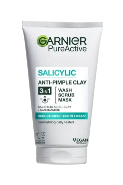 Clearance Pureactive Salicylic 3IN1 Anti-Pimple Clay Cleanser For Impure Skin 150 Ml Skönhet|Ansiktsvård