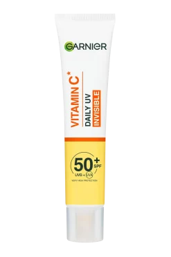 Garnier Skönhet|Ansiktsvård > Vitamin C* Glow-Boosting Daily UV Fluid SPF50+ For Dull Skin Invisible 40 Ml