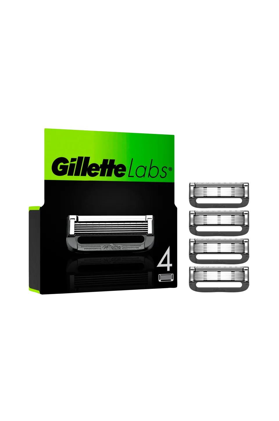 Gillette Rakning|Skönhet > Rakblad Labs 4 st