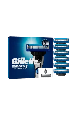 Gillette Rakning|Skönhet > Rakblad Mach3 Turbo 6-pack