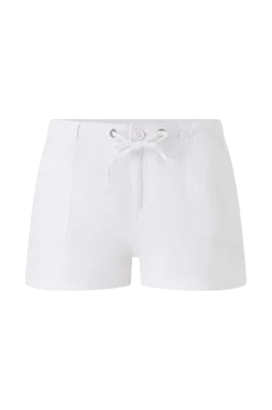 Linneshorts Linen Blend Mini Cargo Shorts
