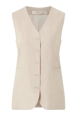 Outlet Linneväst FaridaIW Waistcoat Kavajer & Västar