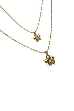 Outlet Halsband LA Fleur Double Necklace Smycken