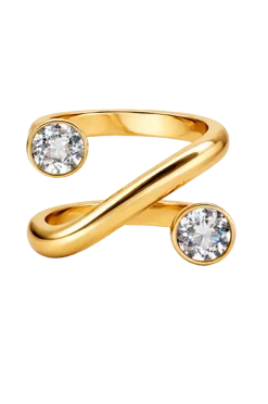 IOAKU Smycken > Ring Linear Crytal Luxe Ring 7