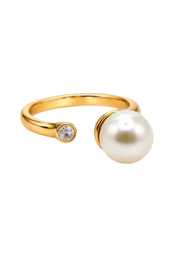 Online Ring Linear Pearl Luxe Ring 7 Smycken