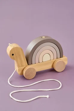 New Drag- och stapelsnigel Babyleksaker