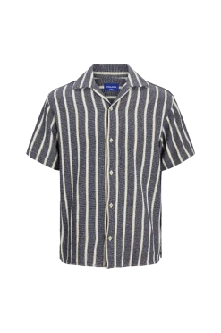 Junior Skjorta jorCoba Stripe Resort Shirt SS Jnr Skjortor