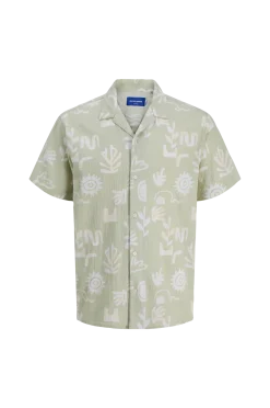 Sale Junior Skjorta jorLuke Crinkle Aop Shirt SS Jnr Skjortor