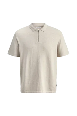 Sale Pikétröja jjeEi Knit Zip Poo Pikéer