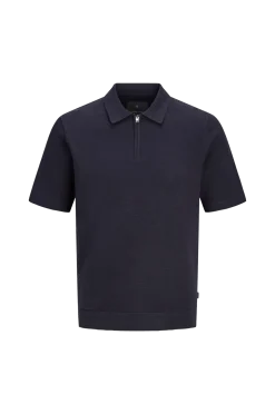 Pikétröja jprBaiano pring Knit Zip Poo Pikéer