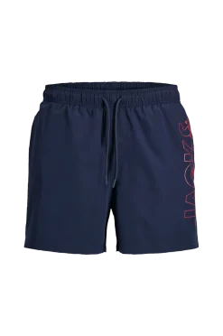 Jack & Jones Badkläder > Plus Badshorts JpstMaui Wave Logo Swim ShortS