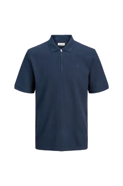 Plus Pikétröja jjeAustin Zip Polo SS Pls Pikéer