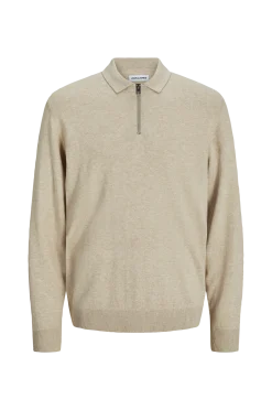 Jack & Jones Tröjor > Tröja jjeEmi Knit Poo Haf Zip Noo