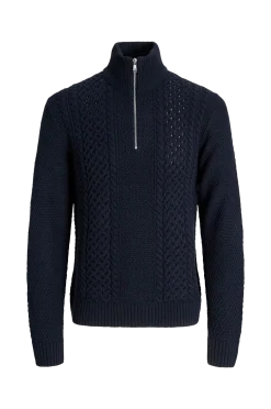 Jack & Jones Tröjor > Tröja jjPau Knit Haf Zip