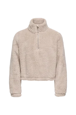 Sweatshirt KogCasi Fluf LS Half Zip Sweatshirts & Hoodies