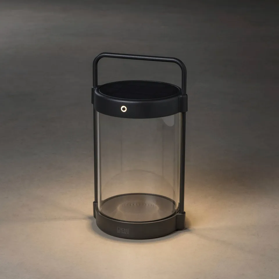 Konstsmide Utebelysning > Bordslampa Crotone usb / solarcell