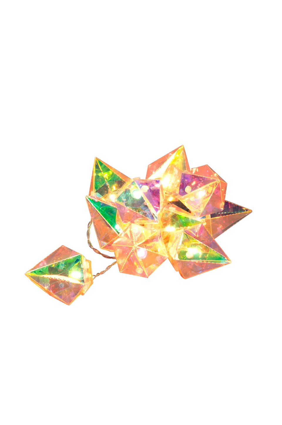 Konstsmide Ljusslingor > Diamanter 10 LED B/O timer