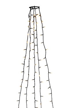 Hot Julgransbelysning LED 240cm Ljusslingor