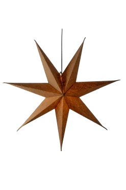 Konstsmide Julpynt|Julbelysning > Pappersstjärna 78cm hampa
