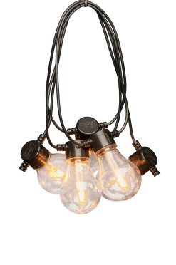 Online Slinga SAM E27 10 LED utbytbar 450cm Utebelysning