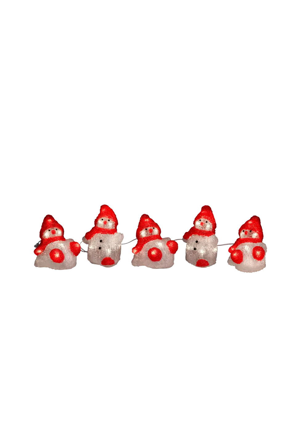 New Slinga Snögubbe LED 5 st Ljusslingor
