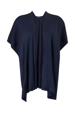 Lauren Ralph Lauren Curve Tröjor & Koftor > Poncho Rayon Blend-mt Shn Bltng Runa