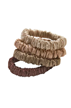 Outlet Mulberry Silk Skinny Scrunchies Håraccessoarer|Håraccessoarer