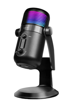 LogiLink Tv, Ljud & Smart Hem > Mikrofon med LED-belysning USB