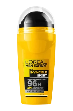 L'Oréal Paris Kroppsvård|Skönhet > Men Expert Deo 96 H Invincible Sport Dry Non-Stop Roll-on 50 ml