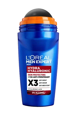 L'Oréal Paris Kroppsvård|Skönhet > Men Expert Hydra Hyaluronic Deodorant Roll On For Normal Skin 50 Ml