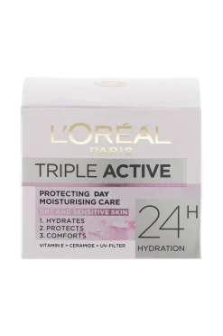 L'Oréal Paris Skönhet|Ansiktsvård > Triple Active Day Cream For Dry Skin 50 Ml