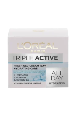 L'Oréal Paris Skönhet|Ansiktsvård > Triple Active Fresh Gel Day Cream 50 Ml