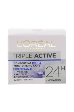 Discount Triple Active Night Cream For All Skin Types 50 Ml Skönhet|Ansiktsvård
