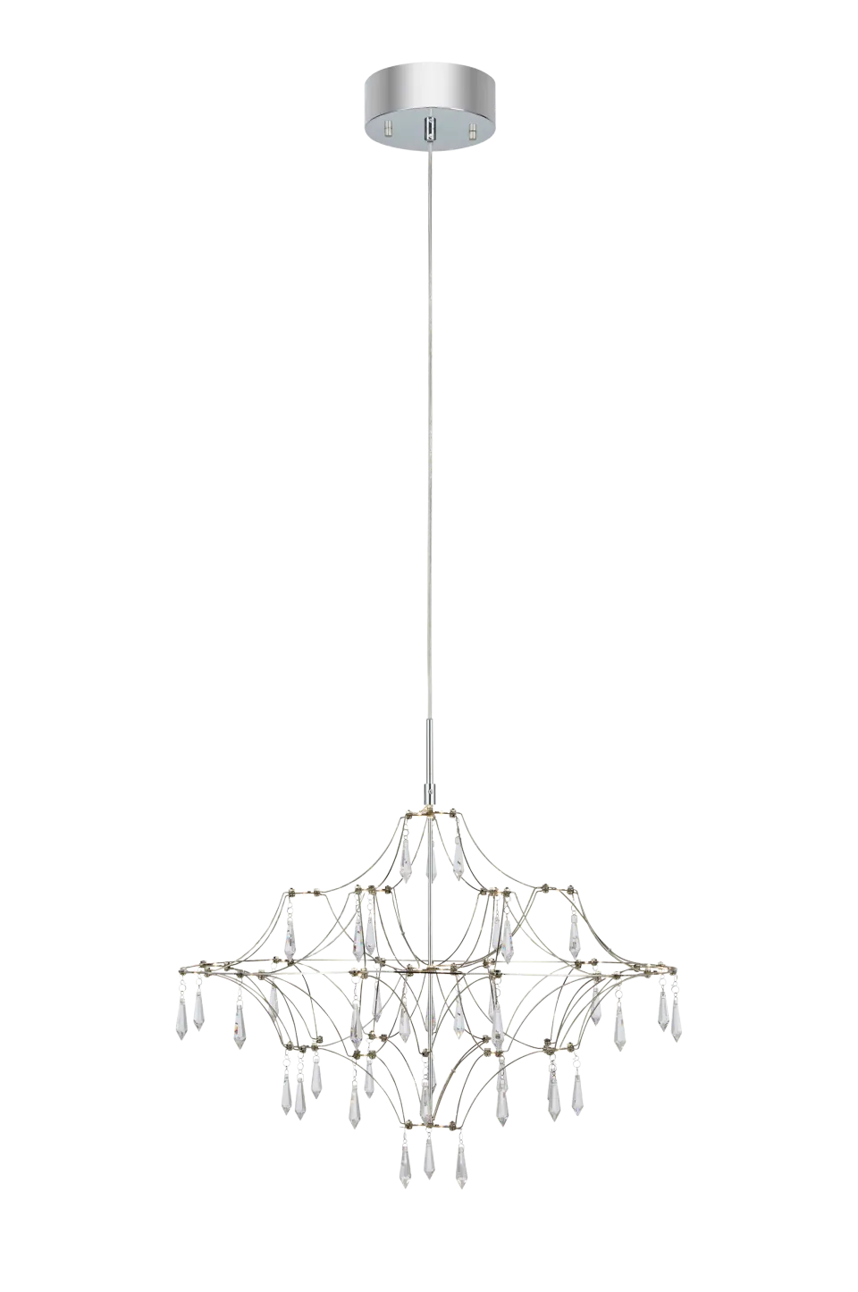Markslöjd Kristallkronor > Ljuskrona lampa Efesos 60cm