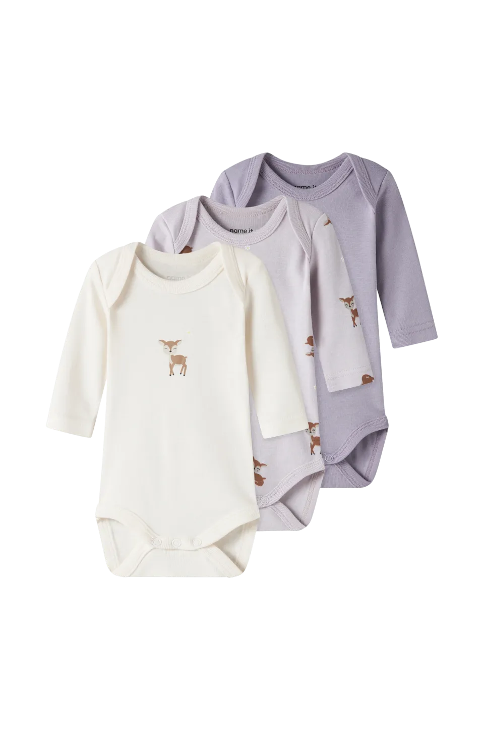 Name it Bodies > baby Body Nbfbody Ls Deer Noo 3-pack